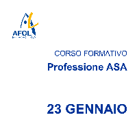 Ultimi posti disponibili per il corso di formazione ASA: inizio 23 gennaio 2019 Ultimi posti disponibili per il corso di formazione ASA: inizio 23 gennaio 2019
