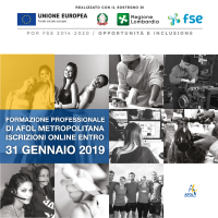 Iscrizioni online ai nostri Centri di Formazione Professionale: scadenza 31 gennaio Iscrizioni online ai nostri Centri di Formazione Professionale: scadenza 31 gennaio